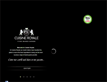 Tablet Screenshot of cuisine-royale.net